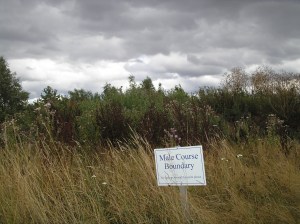 male course boundary