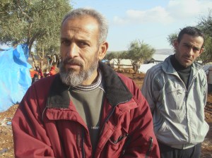 Ahmad al-Shaikh from the Bab al-Hawa camp